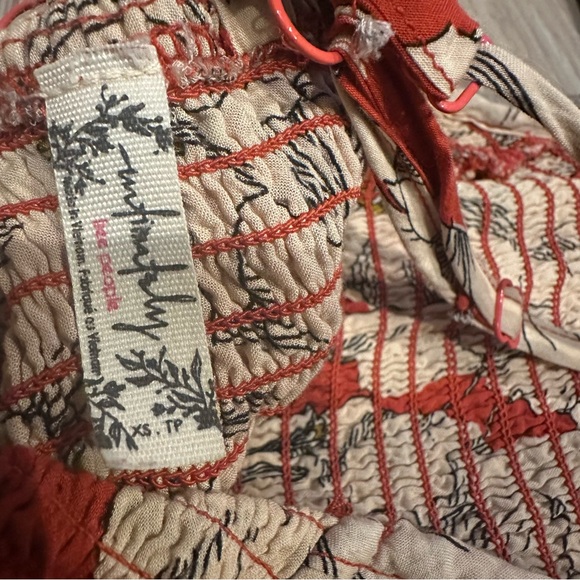 INTIMATELY FREE PEOPLE Dress Women Size XS Heat Wave Midi Floral Tropical Boho - Picture 8 of 8